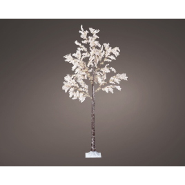 Arbre lumineux fleuri LED blanc chaud 180 cm LUMINEO
