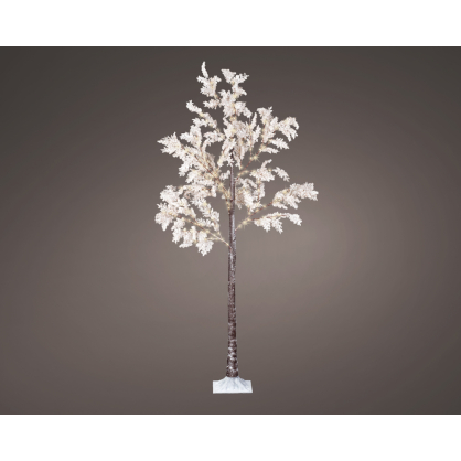 Arbre lumineux fleuri LED blanc chaud 180 cm LUMINEO