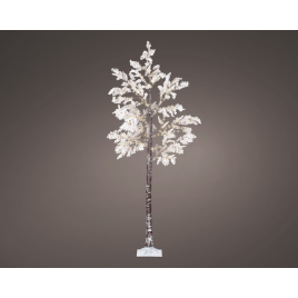 Arbre lumineux fleuri LED blanc chaud 210 cm LUMINEO