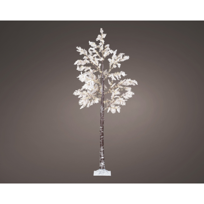 Arbre lumineux fleuri LED blanc chaud 210 cm LUMINEO