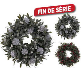 Couronne de Noël avec groseilles Ø 34 cm