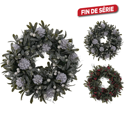 Couronne de Noël avec groseilles Ø 34 cm