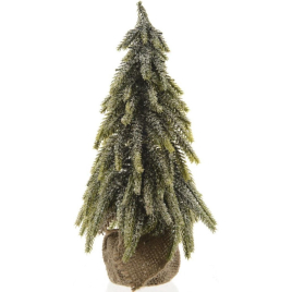 Sapin de Noël de table enneigé 35 cm