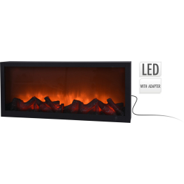 Feu ouvert LED 57 x 10 x 25 cm