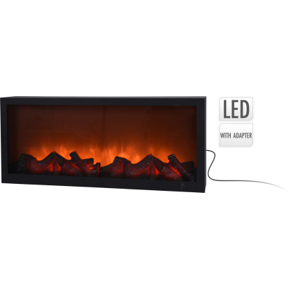 Feu ouvert LED 57 x 10 x 25 cm