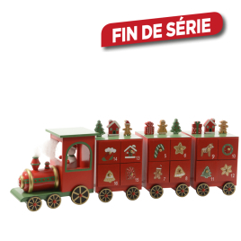 Calendrier de l'avent train DECORIS