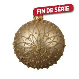 Boule de Noël en verre perle Ø 8 cm DECORIS