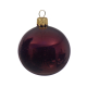 Boule de Noël en verre bordeaux Ø 15 cm DECORIS