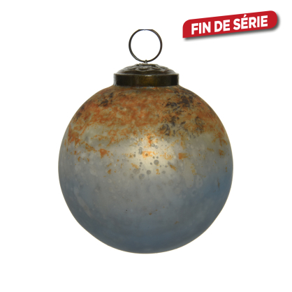 Boule de Noël en verre antique Ø 7,5 cm DECORIS