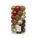 Set de boules de Noël incassables Ø 6 cm 37 pièces DECORIS