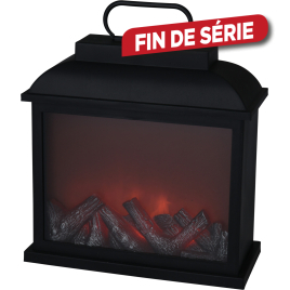 Feu ouvert LED 30 x 13 x 30 cm