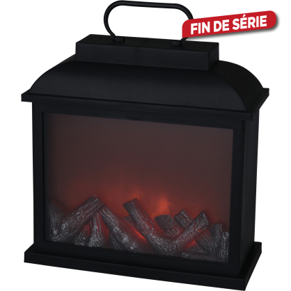 Feu ouvert LED 30 x 13 x 30 cm