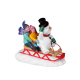 Figurine trio en luge LEMAX