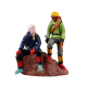 Figurine duo de grimpeurs LEMAX