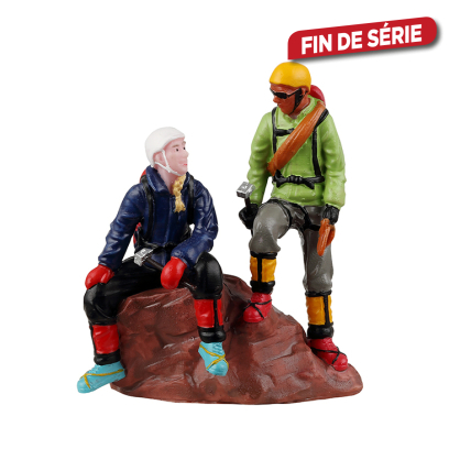 Figurine duo de grimpeurs LEMAX