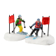 Set de figurines skieurs professionnels 2 pièces LEMAX