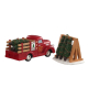 Set de figurines livraison de sapins 2 pièces LEMAX