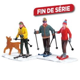 Set de figurines ski entre amis 2 pièces LEMAX