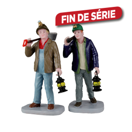 Set de figurines mineurs 2 pièces LEMAX