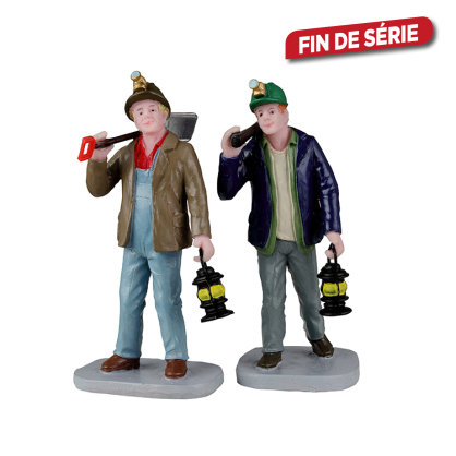 Set de figurines mineurs 2 pièces LEMAX