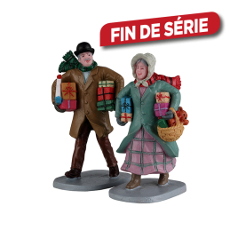 Set de figurines grands-parents 2 pièces LEMAX