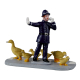 Figurine policier et canards LEMAX