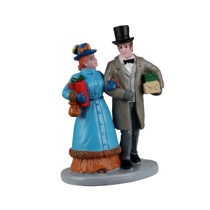 Figurine couple en balade LEMAX