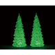 Sapin de Noël lumineux 17,5 cm 2 pièces LEMAX