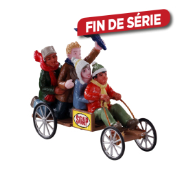 Figurine amis en go-kart LEMAX