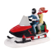 Figurine duo en motoneige LEMAX