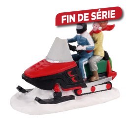 Figurine duo en motoneige LEMAX