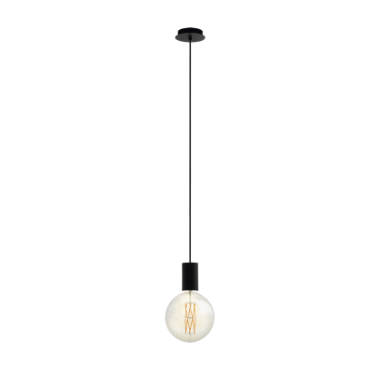 Suspension Pozueta noire E27 40 W EGLO