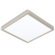 Plafonnier LED Fueva 5 nickel 28,5 x 28,5 cm 3000 K 20,5 W EGLO