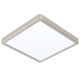 Plafonnier LED Fueva 5 nickel 28,5 x 28,5 cm 4000 K 20,5 W EGLO