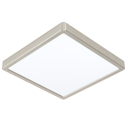 Plafonnier LED Fueva 5 nickel 28,5 x 28,5 cm 4000 K 20,5 W EGLO