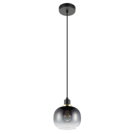 Suspension Oilella gris E27 40 W EGLO