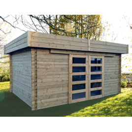 Abri de jardin en bois Viborg 40 mm 4,18 x 3,28 m SOLID