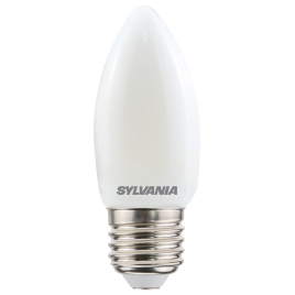 Ampoule flamme mate LED E27 blanc chaud 470 lm 4,5 W SYLVANIA