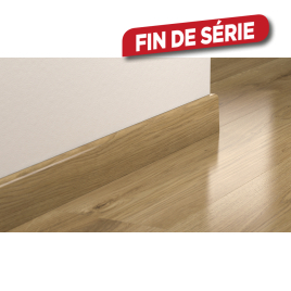 Plinthe pour sol stratifié frêne naturel 240 x 5,8 x 1,2 cm PERGO