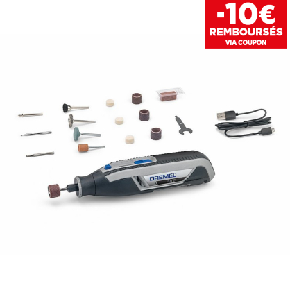 Outil multi-fonctions sur batterie Lite 7760JA 3,6 V DREMEL