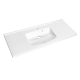 Plan de toilette Flex blanc brillant 120 cm ALLIBERT