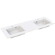 Plan de toilette King blanc brillant 140 cm ALLIBERT