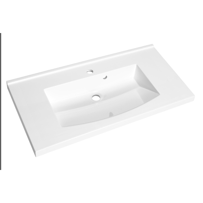 Plan de toilette Flex blanc brillant 90 cm ALLIBERT