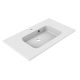 Plan de toilette Style blanc brillant 80 cm ALLIBERT