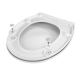 Abattant de toilette Gubbio blanc WENKO