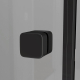 Cabine de douche Grey Touch rectangulaire avec receveur bas 80 x 110 x 215 cm AURLANE
