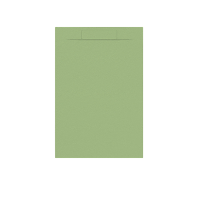 Receveur de douche Luna vert olive 80 x 120 cm ALLIBERT