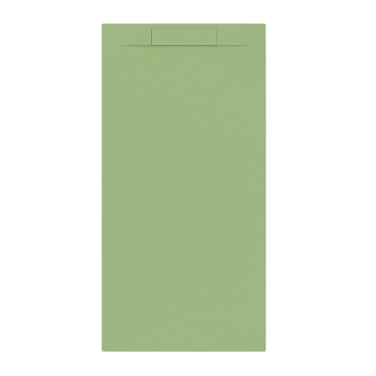 Receveur de douche Luna vert olive 80 x 160 cm ALLIBERT