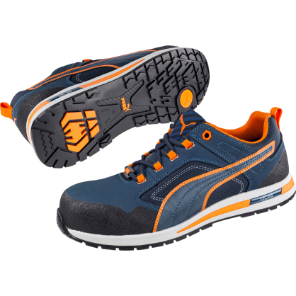 Paire de baskets de sécurité CrossTwist bleues et oranges 39 PUMA SAFETY