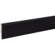 Plinthe revêtue pour sol stratifié Bloc noire 240 x 8 x 1,8 cm CANDO